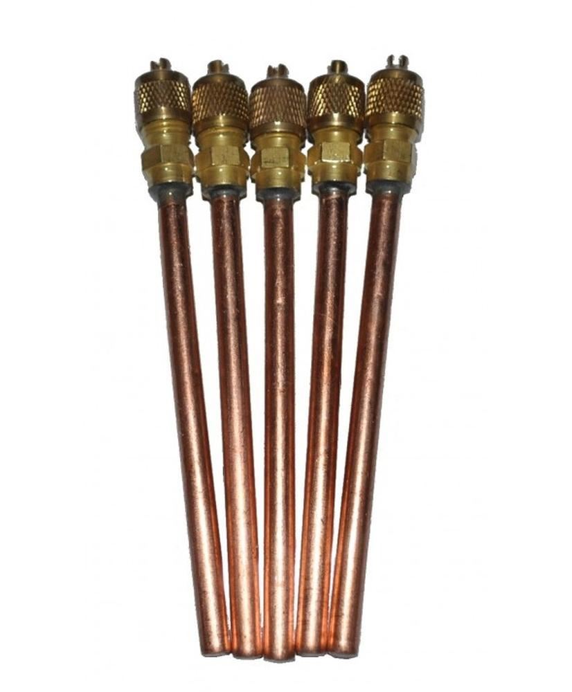 Schrader's Access Valve - 1/4" x 8cm (5 pack)