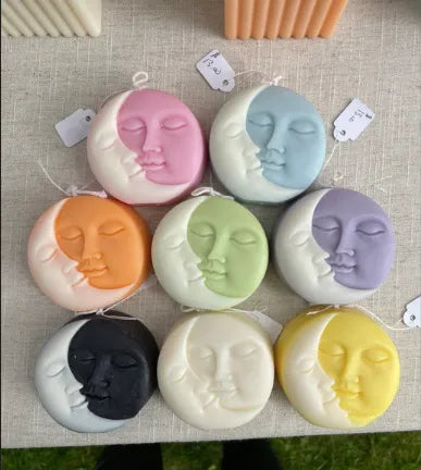 Moon Eloise and Oliver Decorative Candle art-noise.myshopify.com moon Moon Eloise and Oliver Decorative Candle art-noise.myshopify.com moon