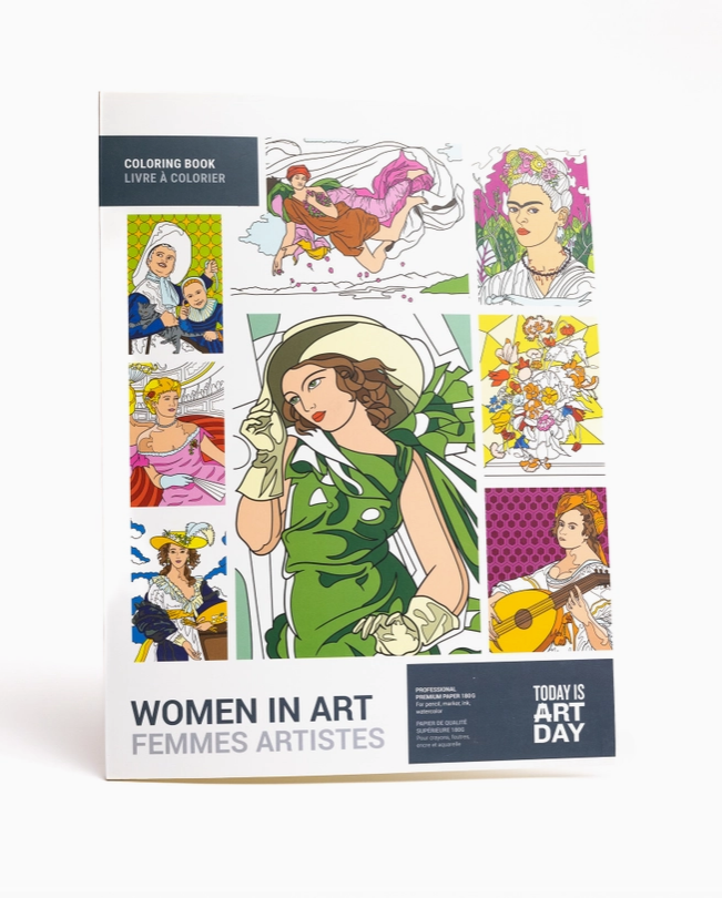 Today is Art Day Coloring Book - Women in Art - Art Noise