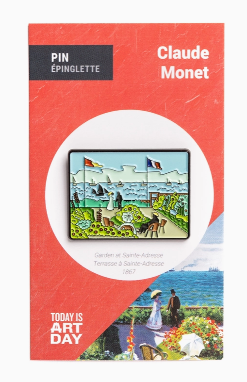 Today is Art Day Garden at Sainte-Adresse - Monet - Pin