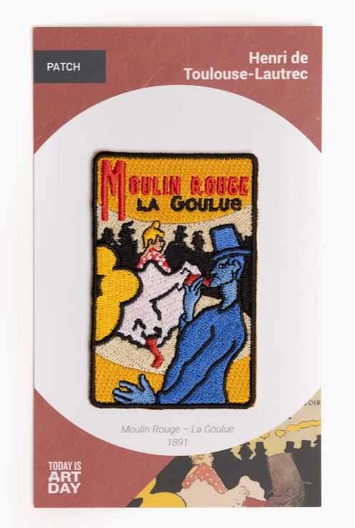 Today is Art Day Moulin Rouge - Henri de Toulouse-Lautrec - Patch - Art Noise