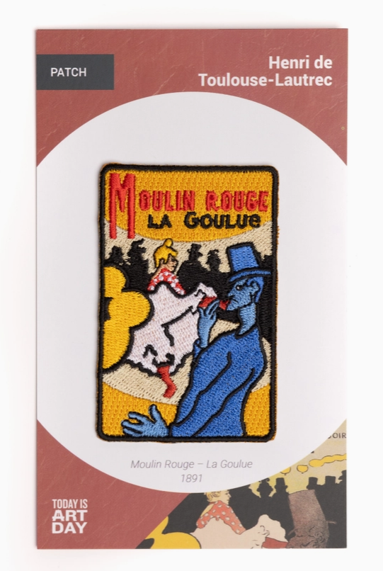 Today is Art Day Moulin Rouge - Henri de Toulouse-Lautrec - Patch