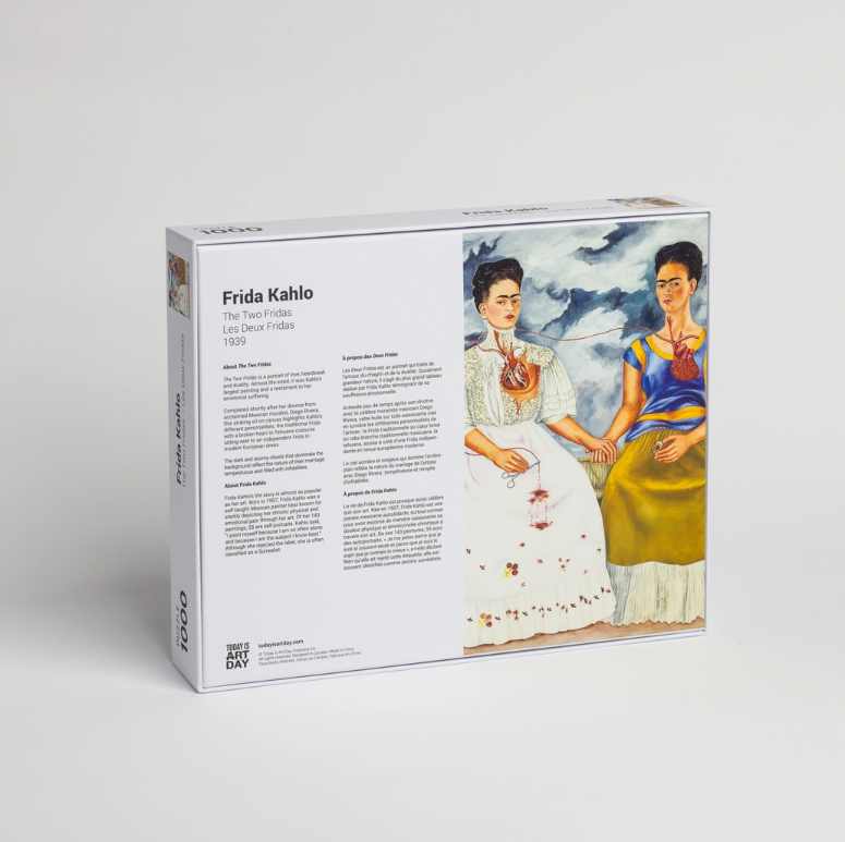 Today is Art Day Puzzles - Frida Kahlo - Two Fridas - Art Noise