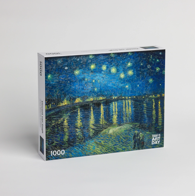 Today is Art Day Puzzle - Van Gogh - Starry Night over the Rhone - Art Noise Today is Art Day Puzzle - Van Gogh - Starry Night over the Rhone Today is Art Day Puzzles art-noise.myshopify.com today-is-art-day-puzzle-van-gogh-starry-night-over-the-rhone