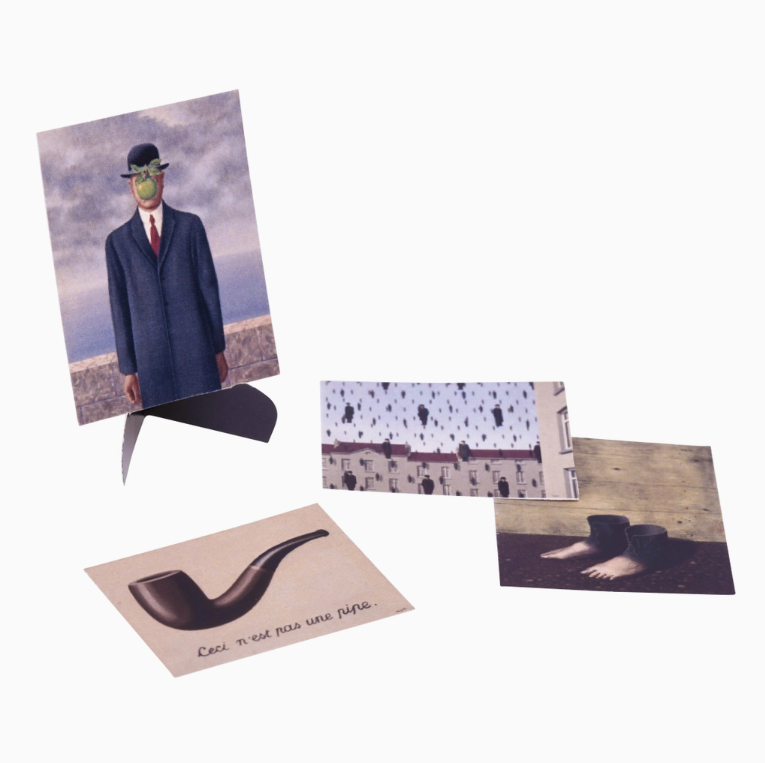 Today is Art Day René Magritte Figurine - Art Noise