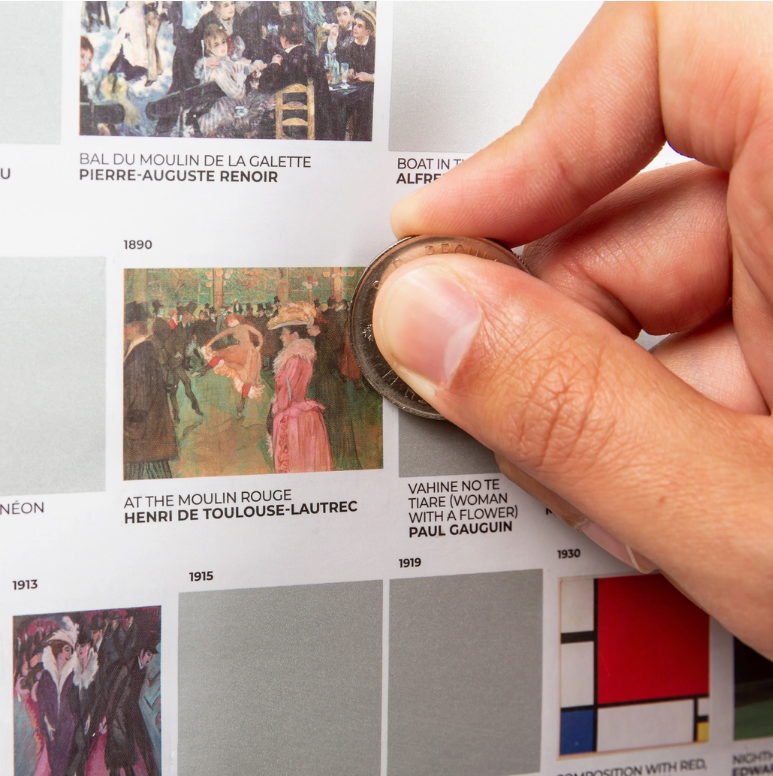 Today is Art Day Scratch Poster - 100 Masterpieces of Art History - Art Noise Today is Art Day Scratch Poster - 100 Masterpieces of Art History Today is Art Day Posters art-noise.myshopify.com today-is-art-day-scratch-poster-100-masterpieces-of-art-history