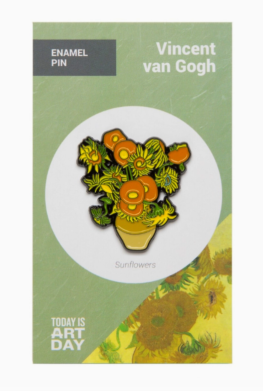 Today is Art Day Sunflowers - Van Gogh - Pin