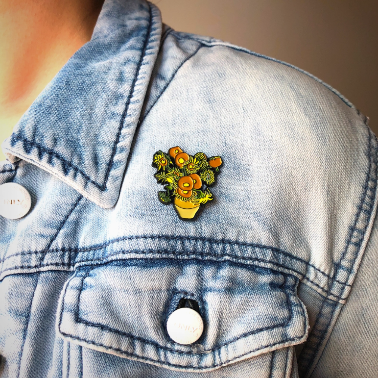 Today is Art Day Sunflowers - Van Gogh - Pin