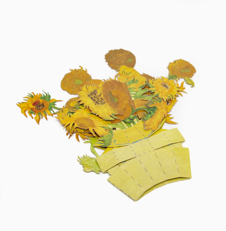 Today is Art Day Vincent van Gogh - Sunflowers - Paper Bouquet