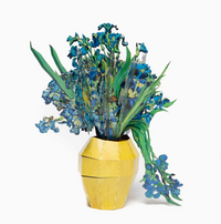 Today is Art Day Vincent van Gogh - Vase of Irises - Paper Bouquet - Art Noise