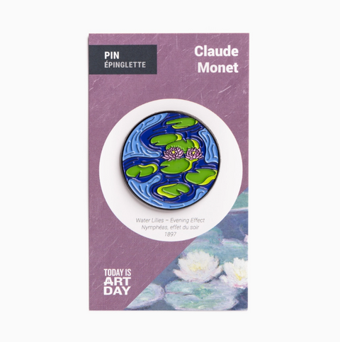 Today is Art Day Water Lilies - Evening Effect - Monet - Pin - Art Noise Today is Art Day Water Lilies - Evening Effect - Monet - Pin Today is Art Day Enamel Pin art-noise.myshopify.com today-is-art-day-water-lilies-evening-effect-monet-pin