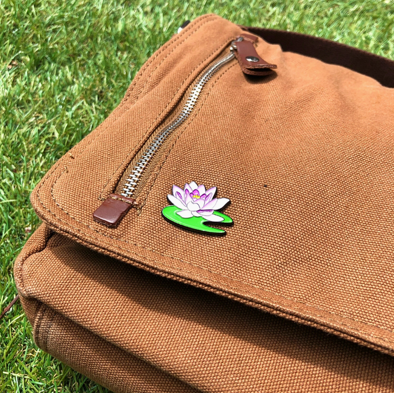 Today is Art Day Water Lily - Monet - Pin