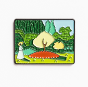 Today is Art Day Woman in the Garden - Monet - Pin - Art Noise