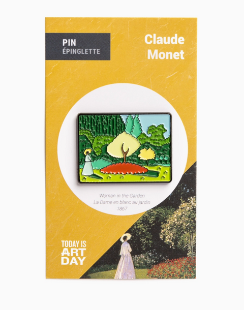 Today is Art Day Woman in the Garden - Monet - Pin - Art Noise Today is Art Day Woman in the Garden - Monet - Pin Today is Art Day Enamel Pin art-noise.myshopify.com today-is-art-day-woman-in-the-garden-monet-pin