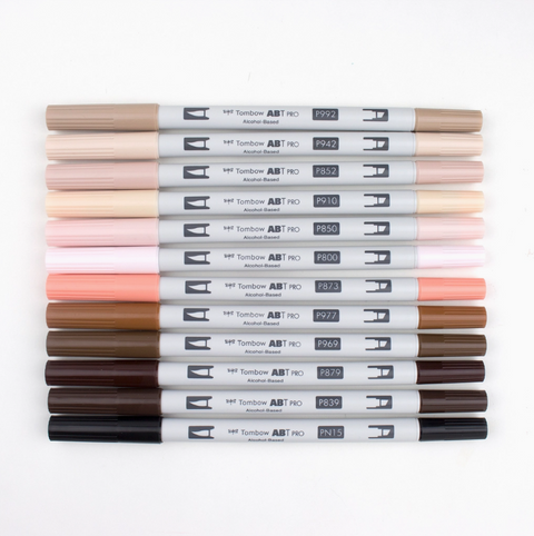 Tombow Abt Pro Alcohol-Based Art Markers: People Palette - Art Noise Tombow Abt Pro Alcohol-Based Art Markers: People Palette Tombow Markers art-noise.myshopify.com tombow-abt-pro-alcohol-based-art-markers-people-palette