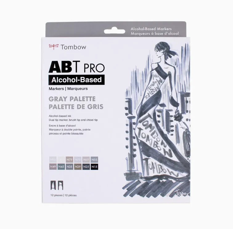Tombow ABT PRO Alcohol Markers: Greyscale 12pk - Art Noise Tombow ABT PRO Alcohol Markers: Greyscale 12pk Tombow Markers art-noise.myshopify.com tombow-abt-pro-alcohol-markers-greyscale-12pk Tombow ABT PRO Alcohol Markers: Greyscale 12pk Tombow Markers art-noise.myshopify.com tombow-abt-pro-alcohol-markers-greyscale-12pk