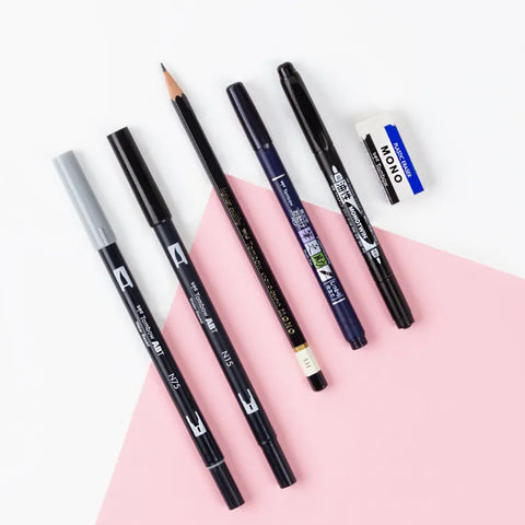 Tombow Lettering Basics Set - Art Noise Tombow Lettering Basics Set Tombow Lettering art-noise.myshopify.com tombow-lettering-basics-set Tombow Lettering Basics Set Tombow Lettering art-noise.myshopify.com tombow-lettering-basics-set