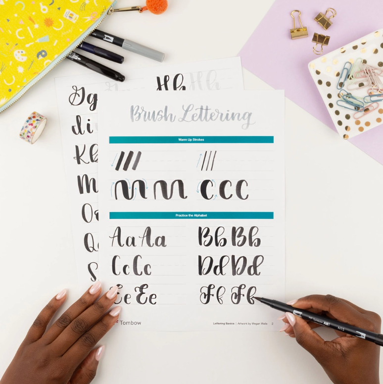 Tombow Lettering Basics Set - Art Noise Tombow Lettering Basics Set Tombow Lettering art-noise.myshopify.com tombow-lettering-basics-set
