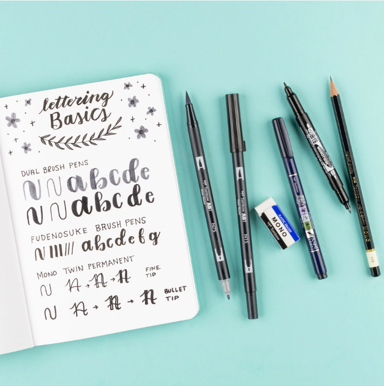 Tombow Lettering Basics Set - Art Noise Tombow Lettering Basics Set Tombow Lettering art-noise.myshopify.com tombow-lettering-basics-set