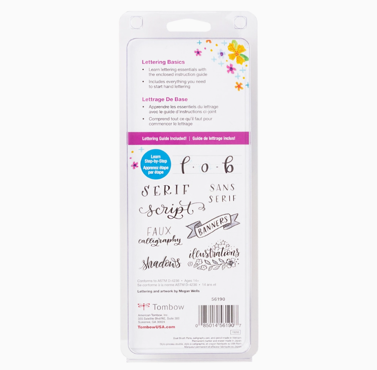 Tombow Lettering Basics Set - Art Noise Tombow Lettering Basics Set Tombow Lettering art-noise.myshopify.com tombow-lettering-basics-set