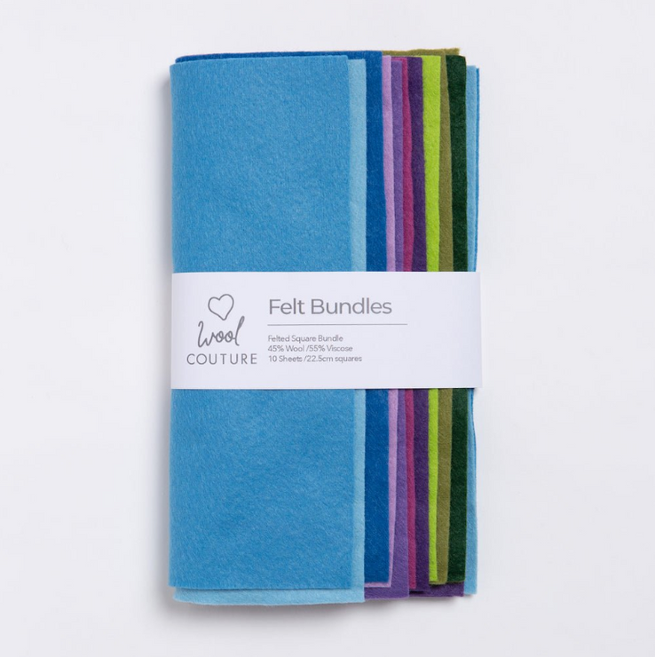 Wool Couture Felt Bundle Moorlands - Art Noise