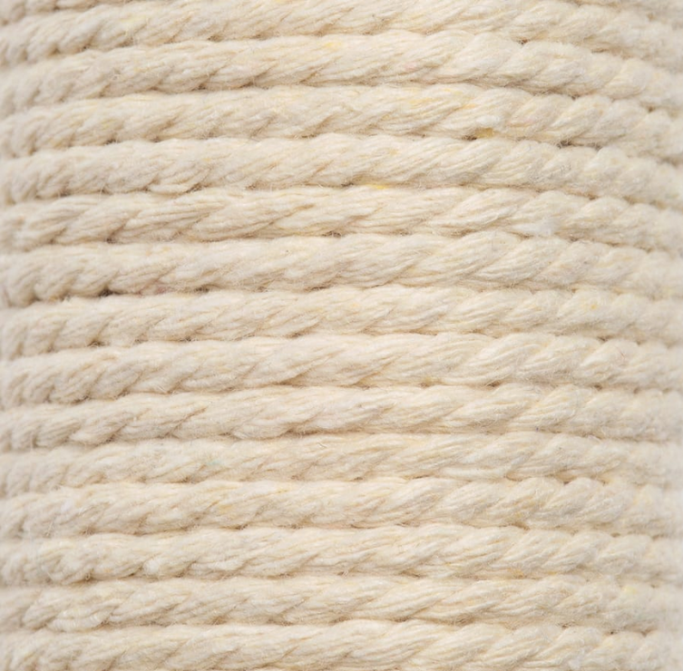 Wool Couture Macrame Cord Rope 3mm in Cream - Art Noise