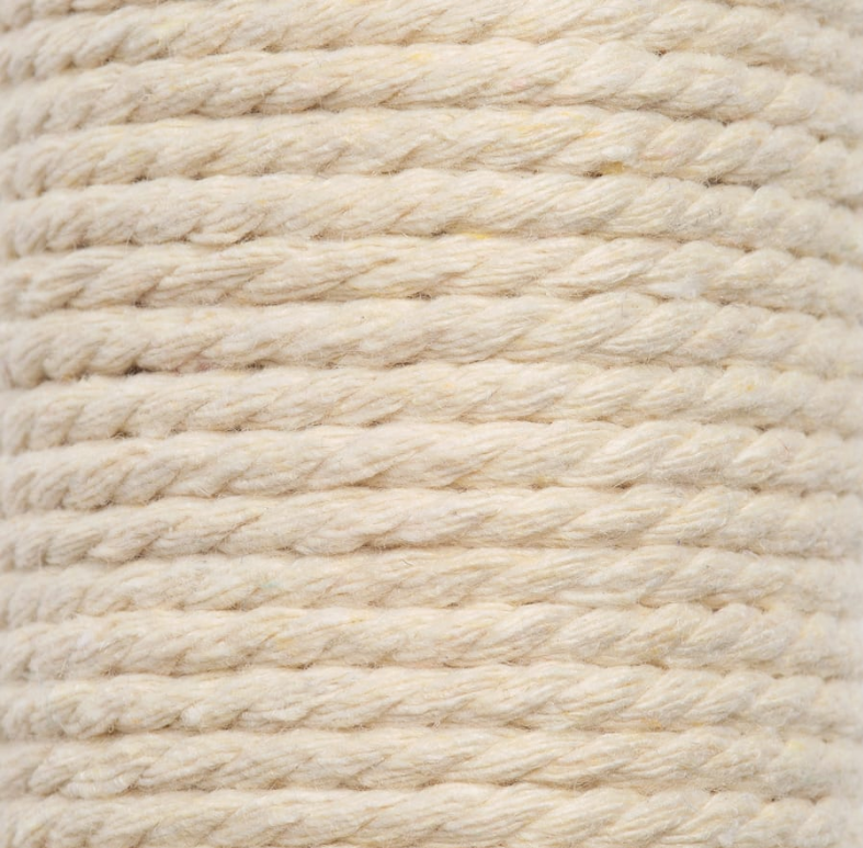 Wool Couture Macrame Cord Rope 3mm in Cream - Art Noise