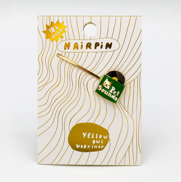 Yellow Owl Workshop Pet Sounds Hairpin