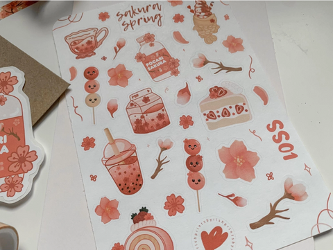 printsbyrish Sakura Spring Sticker Sheet - Art Noise printsbyrish Sakura Spring Sticker Sheet Prints By Rish Stickers art-noise.myshopify.com printsbyrish-sakura-spring-sticker-sheet