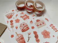 printsbyrish Sakura Spring Sticker Sheet - Art Noise