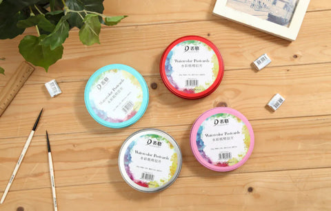 Dorerart Circular postcard 300g 25% cotton watercolor paper,24 sheets,tin box Diameter 105 Pink - Art Noise Dorerart Circular postcard 300g 25% cotton watercolor paper,24 sheets,tin box Diameter 105 Pink Dorerart Paper Sheets art-noise.myshopify.com dorerart-circular-postcard-300g-25-cotton-watercolor-paper-24-sheets-tin-box-diameter-105-pink