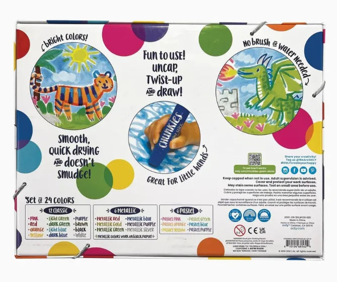 OOLY Chunkies Paint Sticks Variety Pack - Set of 24 - Art Noise OOLY Chunkies Paint Sticks Variety Pack - Set of 24 OOLY Painting Tools art-noise.myshopify.com ooly-chunkies-paint-sticks-variety-pack-set-of-24 OOLY Chunkies Paint Sticks Variety Pack - Set of 24 OOLY Painting Tools art-noise.myshopify.com ooly-chunkies-paint-sticks-variety-pack-set-of-24