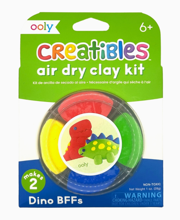 OOLY Creatibles D.I.Y. Air-Dry Clay Kit: Dino. Bffs - Art Noise