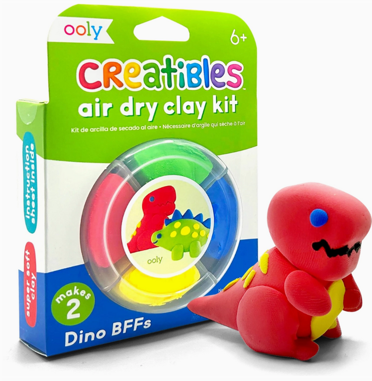 OOLY Creatibles D.I.Y. Air-Dry Clay Kit: Dino. Bffs - Art Noise