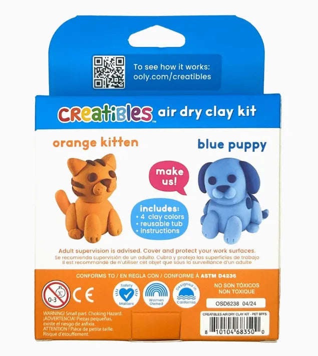 OOLY Creatibles D.I.Y. Air-Dry Clay Kit: Pet Bffs - Art Noise OOLY Creatibles D.I.Y. Air-Dry Clay Kit: Pet Bffs OOLY Clay art-noise.myshopify.com ooly-creatibles-d-i-y-air-dry-clay-kit-pet-bffs OOLY Creatibles D.I.Y. Air-Dry Clay Kit: Pet Bffs OOLY Clay art-noise.myshopify.com ooly-creatibles-d-i-y-air-dry-clay-kit-pet-bffs