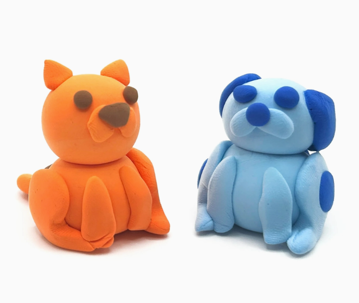 OOLY Creatibles D.I.Y. Air-Dry Clay Kit: Pet Bffs