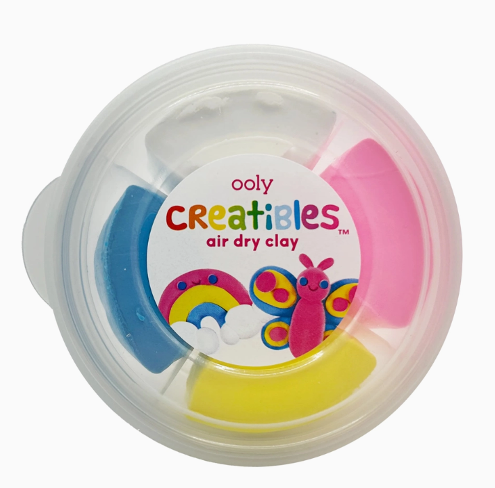 OOLY Creatibles D.I.Y. Air-Dry Clay Kit: Rainbow Bffs