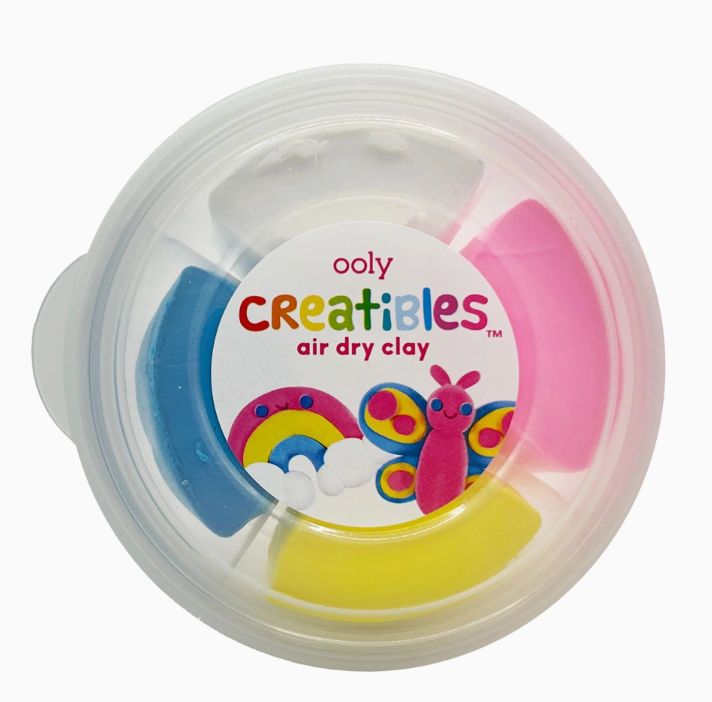 OOLY Creatibles D.I.Y. Air-Dry Clay Kit: Rainbow Bffs - Art Noise