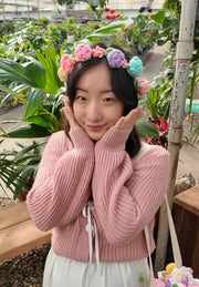 Crochet Flower Crown made with april product_type art-noise.myshopify.com crochet-flower-crown Crochet Flower Crown made with april  art-noise.myshopify.com crochet-flower-crown