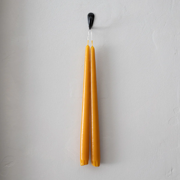 SOCCO Designs Taper Candles - Pair Harvest Gold