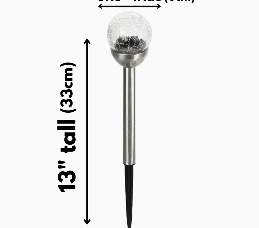 Solar Globe Garden Light - Pack of 2