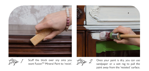 Fusion Mineral Paint Beeswax Block 25g