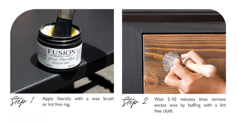 Fusion Mineral Paint Beeswax Finish Hemp Oil 120mL Homestead House Furniture Paint art-noise.myshopify.com fusion-mineral-paint-beeswax-finish-hemp-oil-120ml