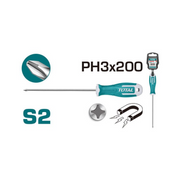 Total Tools - PH3X8" Phillips screwdriver