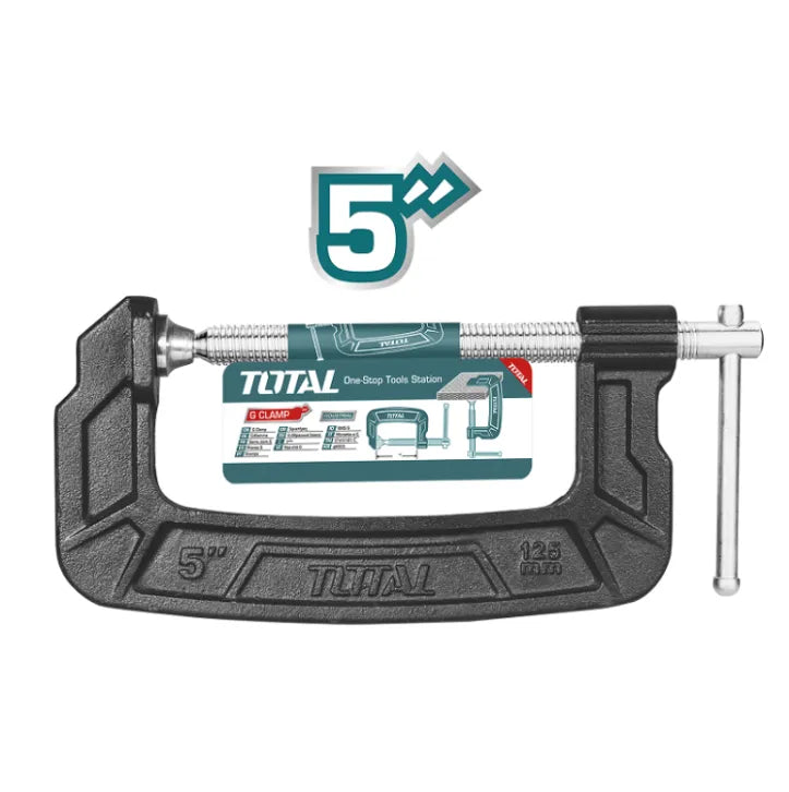 Total Tools - 5" C clamp Total Tools product_type art-noise.myshopify.com total-tools-5-c-clamp Total Tools - 5" C clamp Total Tools  art-noise.myshopify.com total-tools-5-c-clamp
