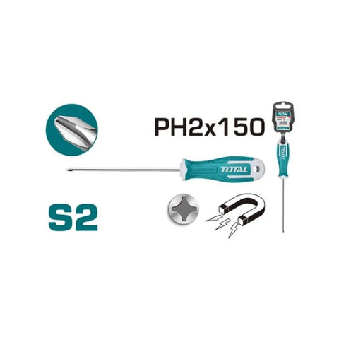 Total Tools - PH2X6" Phillips screwdriver Total Tools product_type art-noise.myshopify.com total-tools-ph2x6-phillips-screwdriver Total Tools - PH2X6" Phillips screwdriver Total Tools  art-noise.myshopify.com total-tools-ph2x6-phillips-screwdriver