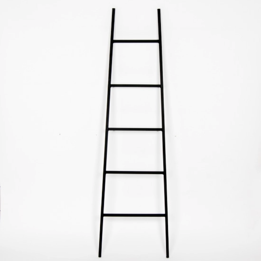Display Metal Ladder Black Bacon Basketware product_type art-noise.myshopify.com display-metal-ladder-black