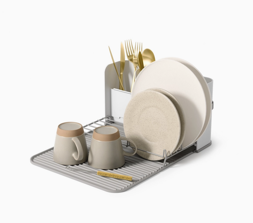 Sling Dish Rack White-Grey