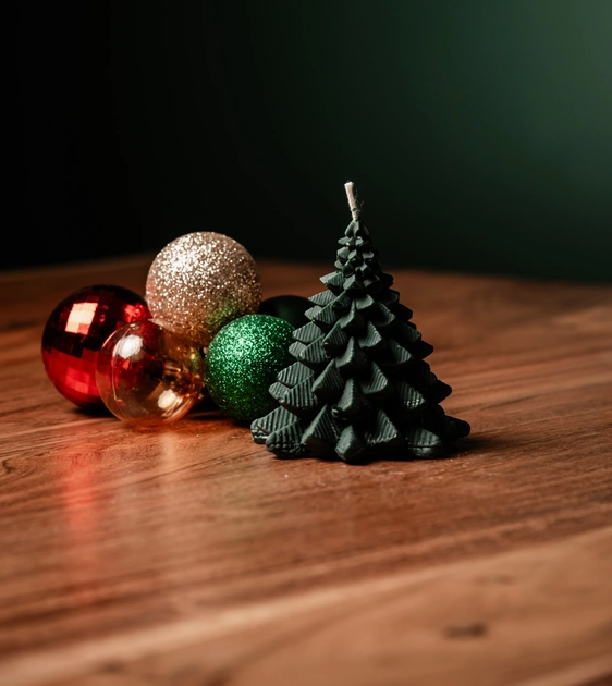 3D Christmas Tree Scented Candle