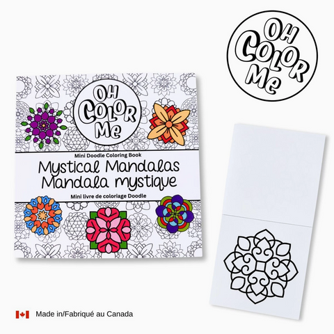 Oh Color Me - Mini Coloring Book - Mystical Mandalas